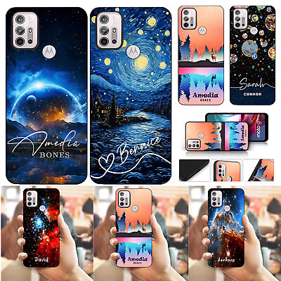#ad Personalised Name Case Milky Way Cover For Motorola Moto G Power G Stylus G Play $7.89