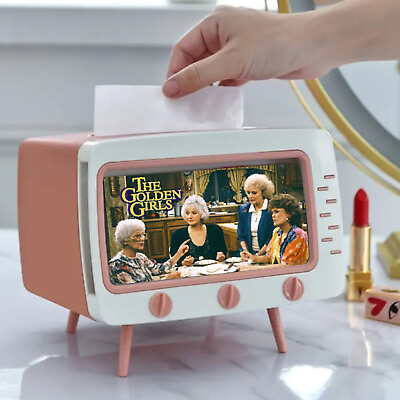 #ad The Golden Girls Show TV Set Kleenex Dispenser Box Smartphone Holder Sophia Rose $19.99
