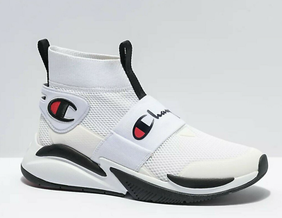 Champion Rally XG Pro Lifestyle High Top Shoes White Black amp; Red Men#x27;s 10.5 $59.99
