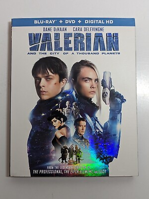 #ad Brand New Valerian and the City of a Thousand Planets Blu ray 2017 Sealed Sci fi $13.90
