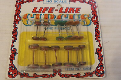 #ad HO Scale Life Like Package of 12 Circus Wagon Wheels #S806 BNOS $26.25