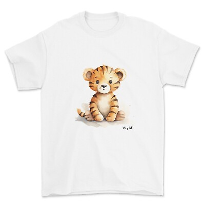 #ad search Viyid for discounts Unisex Cartoon Tiger T shirt Animal Lovers Gift $29.99
