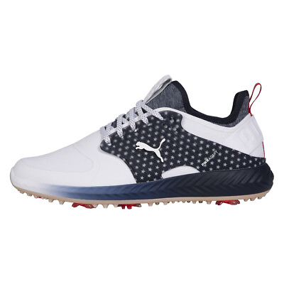 #ad PUMA GOLF Men#x27;s Ignite Pwradapt Caged Team USA Golf Shoe Brand New $85.00