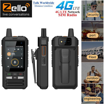 #ad 4G LTE Android Rugged Radio Smartphone PTT Walkie Talkie Waterproof Mobile F80 $147.77