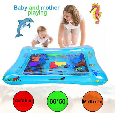 #ad Large Baby Water Play Mat Inflatable for Babies Infants Kid Toddlers Tummy Time $8.07