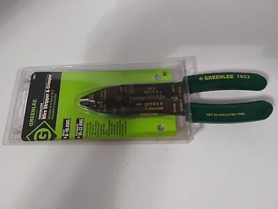 #ad Greenlee 1923 Crimping Stripping Combination Tool New in Package $27.99