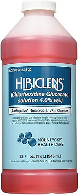 #ad Hibiclens Antimicrobial Skin Liquid Soap 32 oz 57532 Exp 8 2024 $16.99