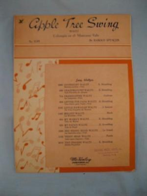 #ad Apple Tree Swing Waltz Sheet Music Vintage 1922 Harold Spencer Piano Solo O $12.99