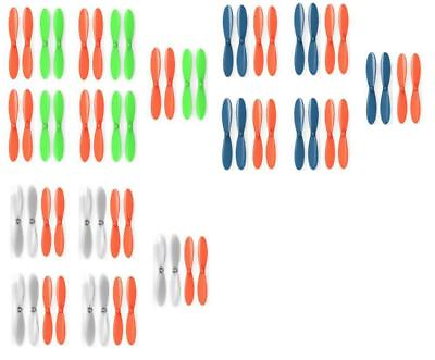 #ad Hubsan X4 H107D 5x Orange w Green Blue and Clear Propellers $18.95