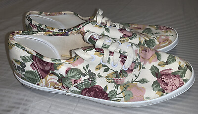 #ad Keds Champion Oxford Floral Canvas Sneakers Women#x27;s 8M $20.00