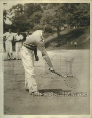 #ad 1932 Press Photo Ralph Minnish Junior Tennis Champion net35490 $17.99