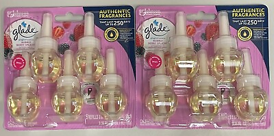 #ad 10 Glade PlugIns Scented Oil Refills Bubbly Berry Splash 2 x 5 pack $23.99
