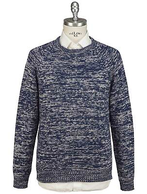 #ad Isaia Blue Cashmere Sweater Crewneck ISMX66 Man $413.27