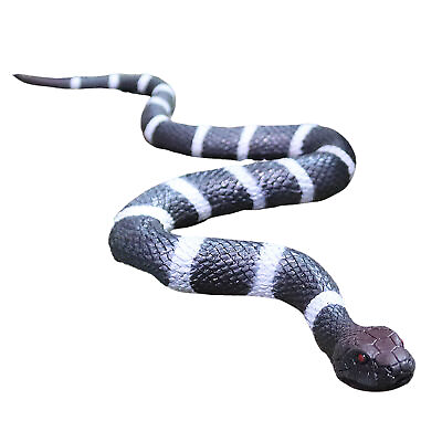 #ad Realistic Simulation Rubber Snake Toy Garden Joke Prank Gift Halloween $12.14