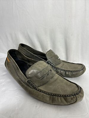 #ad Cole Haan Slip On Grand Os Driving Shoes Gray leather Mens 10.5 M C25743 Moc $35.00