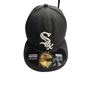 #ad Chicago White Sox New Era On Field 59FIFTY Men#x27;s Fitted Hat 7 3 4 Black $13.95