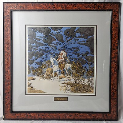 #ad Beverly Doolittle Signed amp; Numbered Print Eagle Heart Framed Greenwich COA $149.99