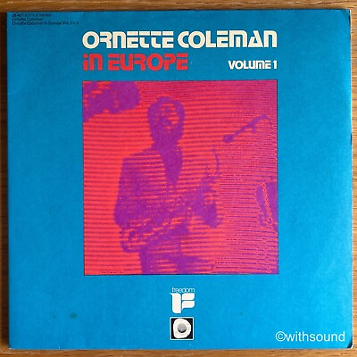 #ad ORNETTE COLEMAN In Europe Volume 1 amp; 2 GERMAN RE LP 1972 FREEDOM 28 427 3 Z 1 2 $29.25