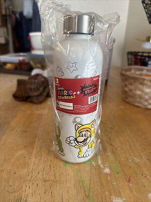 #ad Super Mario 3D World Bowser#x27;s Fury Water Bottle Target Exclusive Brand New $30.00