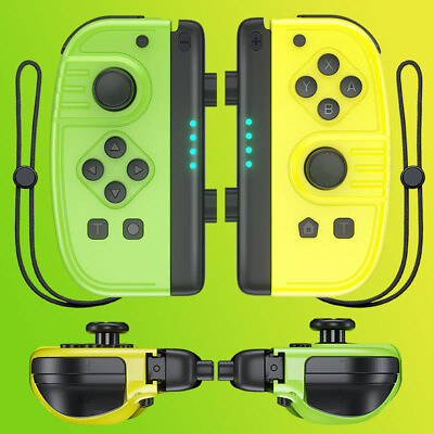 #ad 1Pair wireless Gamepad For Nintendo Switch OLED Lite L R Joy con Controller GY $20.99