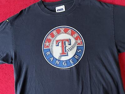 #ad XL Vintage 2003 Texas Rangers Logo CSA T Shirt $9.25