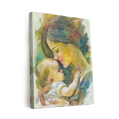 #ad Mom And Baby Mother Day Design 1 Canvas Wall Art Prints Pictures $84.99