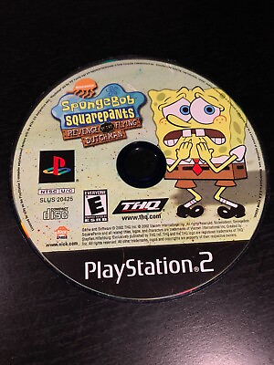 #ad SpongeBob Squarepants: Revenge of the Flying Dutchman Sony PS2 Disc Tested * $5.95