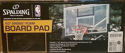 #ad #ad NIB Spalding 60 Inch Arena Foam Board Basketball Backboard Pad 16660 $56.99