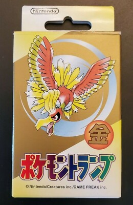 #ad 1999 Pokémon Nintendo Ho Oh Gold Poker Deck Playing Cards Pick Your Card $5.00