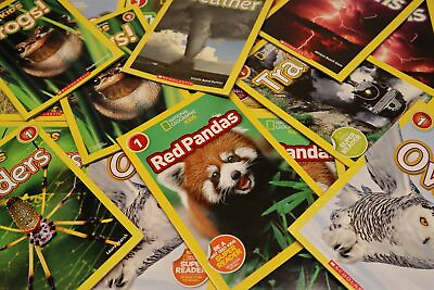 #ad Lot of 8 National Geographic Kids Level 1 Paperback Books MIX $19.95