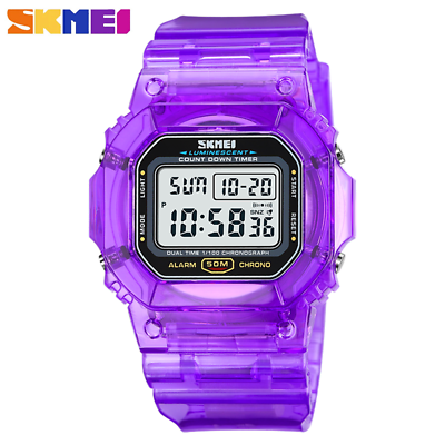#ad SKMEI Women Watch Girls Sport Watches for Student Alarm Digital Wristwatch Gifts $10.77