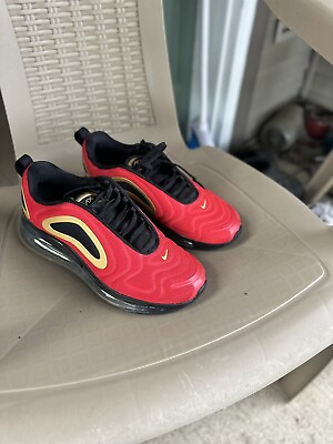#ad Size 7 Nike Air Max 720 Red Gold W $115.00