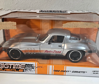 #ad 1966 Chevy Corvette Auto Zone Bigtime Muscle Die Cast Metals Limited Edition $23.87