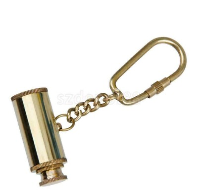 #ad Set Of 50 Brass Telescope Key Chain Nautical Spyglass Key Ring Christmas Gift $99.00
