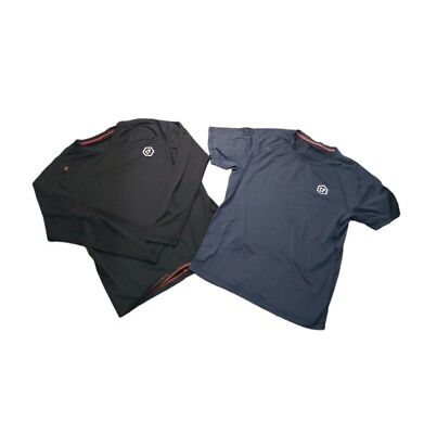 #ad Rhone Lot Long Sleeve Short Sleeve quot;Instructorquot; T Shirt Black Blue Medium $39.50