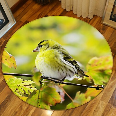 #ad 3D Green Bird Leaf B106 Animal Non Slip Rug Mat Elegant Photo Carpet Zoe AU $69.99