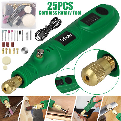 #ad Mini Grinder Rotary Tool Polishing Drill Kit Variable Speed w 24pcs Accessories $17.98