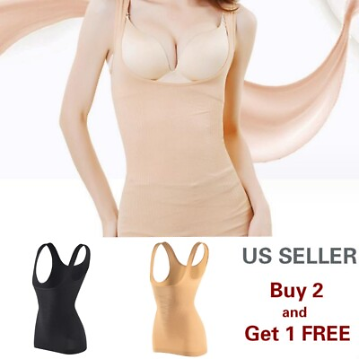 #ad Womens Body Shaper Tummy Control Tank Top Slimming Body Shapewear Vest $7.99