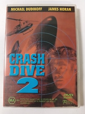 #ad Crash Dive 2 Reg Free DVD PAL Michael Dudikoff Cold War Submarine ad19 AU $7.65