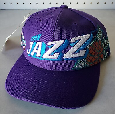 #ad Vintage Sports Specialties Utah Jazz 90#x27;s NBA Snapback Brand New w Tags $149.72