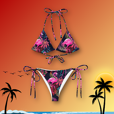#ad Tropical Radiance: Elegant Bikini Set for Summer Escapes $37.50