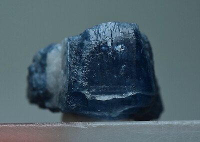 #ad 16 Crat Deep Blue Extremely Rare Vorobyevite Beryl Rosterite Transparent Crystal $99.99