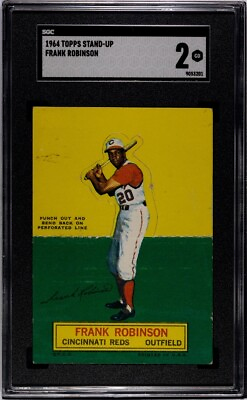 #ad 1964 Topps Stand Up Frank Robinson Cincinnati Reds SGC 2 SP Hall Of Fame $299.99