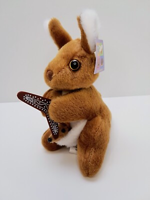 #ad Kangaroo amp; Baby Joey Stuffed Plush Animal Aussie 6quot; Autong Trading Toy NEW $6.95