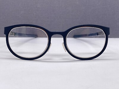 #ad Ic Berlin Eyeglasses Frames Round Boys Girl Children Blue Panto F Linea Navy $94.34