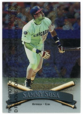 #ad 1998 Finest Sammy Sosa . Chicago Cubs #85 $1.98