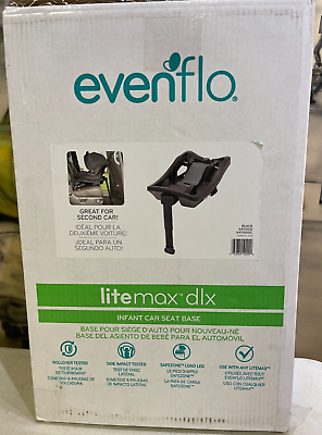 Evenflo LiteMax DLX Infant Car Seat Base With LoadLeg Black $55.99
