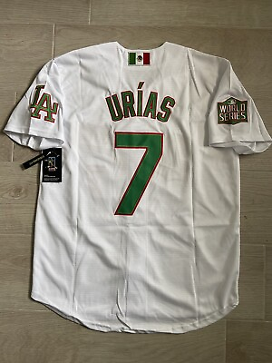 #ad Julio Urías World Series jersey with Patch Mexico Los Ángeles Dodgers Small $55.99