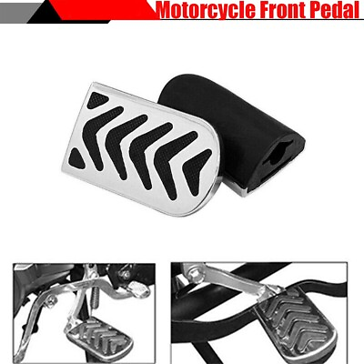 #ad 1Pair Motorcycle Footpegs Control Component Enlarge Brake Pedal Pad Anti slip $20.78