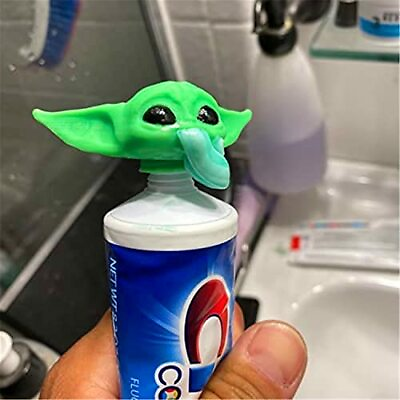 #ad Baby Yoda Toothpaste Topper Vomit Dispenser *MADE IN USA* *3D PRINTED* New 2022 $3.99